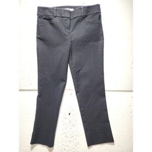 Loft Pants Women Size 2 Black Cropped Capri The Reviera Casual Stretch